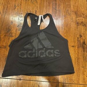 Adidas Black Racerback Tank